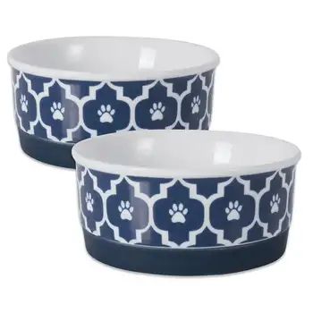  Керамична купа за домашни любимци, бар за храна и вода с нескользящим силиконово ръб за кучета и котки (Керамична купа за спагети Medium - 6