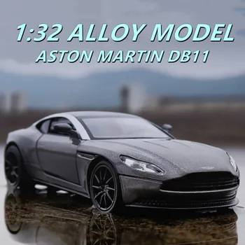 1:32 Aston Martin DB11 AMR Сплав от Спортен Автомобил Леене Под Налягане и Играчки Превозни Средства, Модел Метална Играчка Кола Високо Моделиране Колекция от Детска Играчка За Подарък