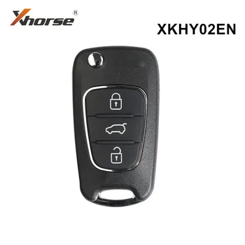 1/5/10 бр. 3 Бутона Xhorse XKHY02EN VVDI Кабелен Отдалечен Автомобилен Ключ за VVDI Mini key tool/VVDI2 за Hyundai Flip
