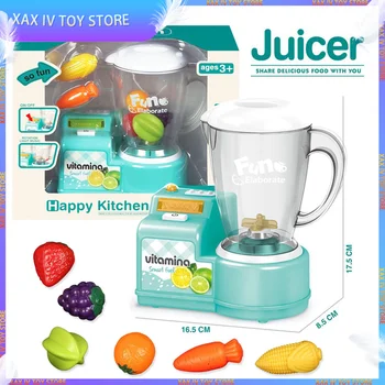 1 Комплект, смесител за сок на кукла къща, лесна играчка за игри, електрически миксер, за да се симулира сок, детска играчка, подарък за рожден ден