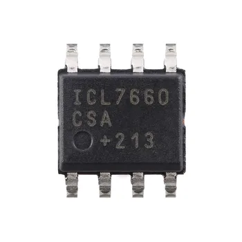 10 бр./лот ICL7660CSA + T СОП-8 Переключаемые Регулатори на напрежение ICL7660CSA Преобразуватели на напрежение с переключаемыми кондензатори