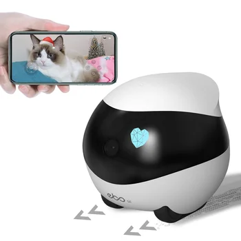 1080 P Интерактивен робот-домашен любимец се Движат домашна камера за сигурност с 2-бандов аудио самозарядкой Домашна котка куче Робот-компаньон