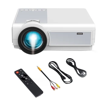 1080P Проектор 12000LM видео проектор за Домашно Кино С Wifi + BT HD, USB, VGA, AV, IOS и Android Телефони