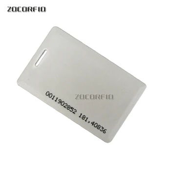10шт 1,8 мм EM4100 Tk4100 125 khz карта за контрол на достъпа ключодържател RFID тагове ключодържател на символичен Пръстен безконтактен чип