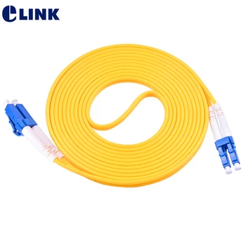 10шт LC-LC оптичен пач кабел SM 1 М, 2 М, 3 М и 5 М НА 7 М 10 М Дуплекс кабел LC/UPC оптична скок 2.0 мм, 3.0 мм DX безплатна доставка