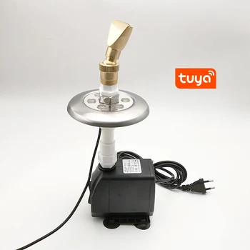 12 W led фонтан с помпа RGB Водоустойчива лампа за басейна RF контролер на HRISTO Функция за пръскане на вода Декоративно осветление