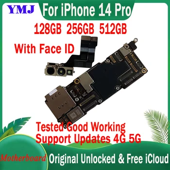 128 GB, 256 GB Чист icloud за iPhone 14 Pro дънна Платка оригиналната разблокированная Подкрепа за обновяване на iOS Логическа такса 5G с / без такса за идентификация на лицето