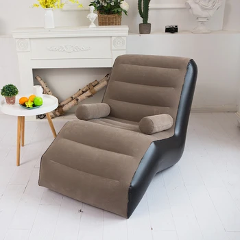 140 см Надуваем диван S-образна форма за дневна в Минималистичен единична мързелив диван за четене Ергономични мебели Divano Евтини дивани оферти
