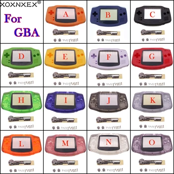 15 комплекти, направи си сам, пълен комплект, пластмасов корпус, калъф с телевизор, обектив, набор от бутони за GameBoy Advance за конзолата GBA