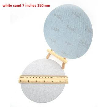 150 ММ, бял пясък стекающийся диск шкурка на лист matte самозалепващи суха шкурка дървообработваща мебели шлайфане и полиране