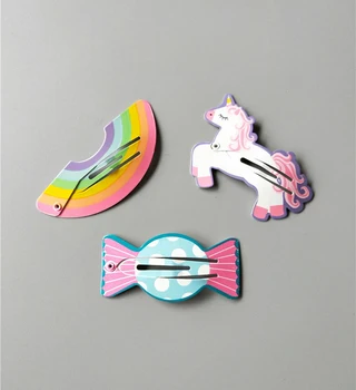 2 бр., нови сладки мультяшные фиби Rainbow Candy BB, щипки за коса, аксесоари за коса за момичета, детски шапки, детски щипки за коса, прическа