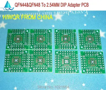 20 бр/лот QFN44P и QFN48P до DIP48Pin SMD адаптер за DIP ПХБ Pinboard SMD конвертор