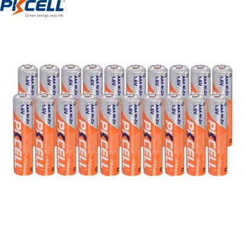 20 броя PKCELL 1,6 В AAA батерия 900 МВтч Ni-Zn AAA Акумулаторни Батерии За Микрофон, Безжична Клавиатура, Мишка и др