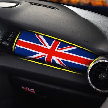 2014-2020 година Юниън Джак Автомобил на централния пулт за управление на арматурното панел Панел на таблото за MINI COOPER F55 F56 F57 Аксесоари