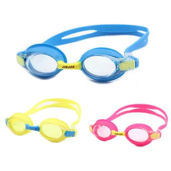 2022 Детски очила за плуване, от чист цвят анти-мъгла UV Високо качество на детски очила за плуване висока еластичност на Съоръжения за гмуркане