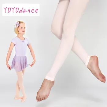 2023 Гъвкави чорапогащи за момичета, балетные танцови чорапогащи, топли непрозрачни чорапогащи Velect за момичета, детски чорапогащи без крака