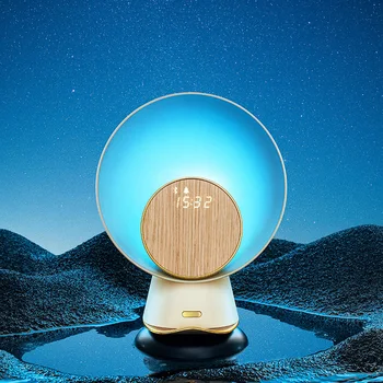 23513as5t индукционный лека нощ wighrelegs зареждане на Bluetooth saspeaker умен дом alarm clock креативен подарък Bluetoothg