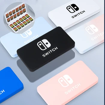 24 калъф за игра на карти, кутия за съхранение, употреба, калъф за Nintendo Switch OLED lite, магнитна защитна мека подплата, преносими аксесоари