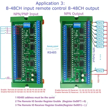 24-канален превключвател за дистанционно управление на RS485