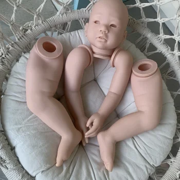 27-инчов комплект кукли Reborn за деца Amaya с тялото и очите си от мек на допир гъвкав винил, непълни небоядисана част кукли Bebe Преродения