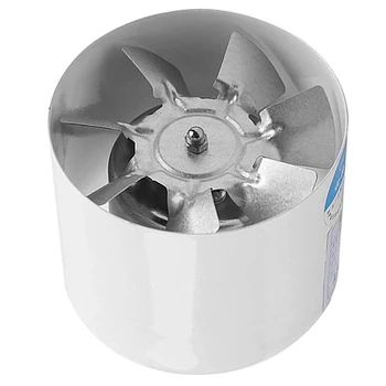 2X4-инчов вграден канален вентилатор, вентилатор с метални тръби, вентилатор, мини-аспиратор, стенен вентилатор за баня, тоалетна