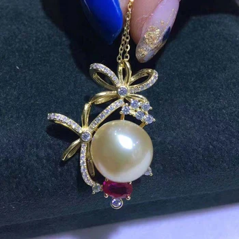 3 бр./лот, луксозна висулка във формата на цвете, основата е от сребро S925, окачване с перли, обков, женски компоненти 