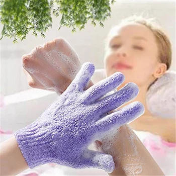 30 бр. ексфолиращи ръкавици за вана, скраб за душ, масажи, пилинг за тяло, гъба за почистване на кожата