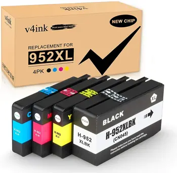 4pk Мастило V4INK 952XL за HP Officejet Pro 7740 8210 8216 8218 8710 8714 8715 8716