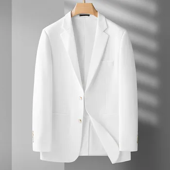 5860-2023, Есенно-зимния нов продукт, мъжки костюм, бизнес, всекидневен, обикновен, в окото, яке в западен стил, мъжко горно палто
