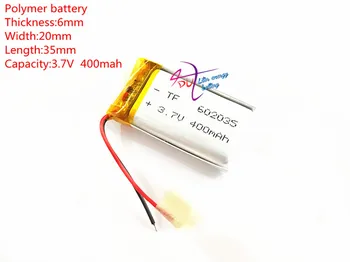 602035 3,7 На 400 ма, 602036 литиево-полимерна батерия с защитна цена за цифрови продукти MP4 GSP, безплатна доставка