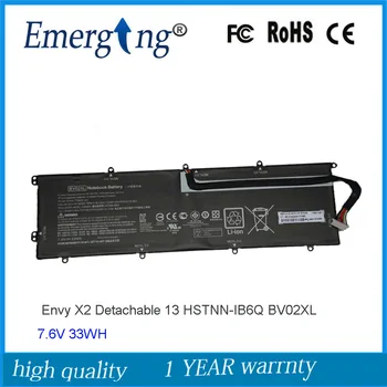 7,6 V 33WH BV02XL Батерия за HP ENVY X2 Подвижна 13 775624-1C1 776621-001 HSTNN-IB6 13-J050NA J000N HSTNN-IB6Q TPN-I116