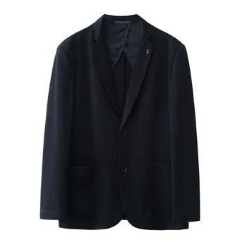 7035-2023, есенно-зимния нов продукт, мъжки костюм, бизнес и ежедневни простота, окото яке single west, мъжко горно палто