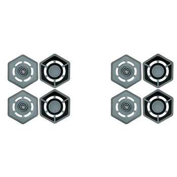8 опаковки Титуляр за парцал за Ecovacs Deebot N9 + Аксесоари за робота-прахосмукачка Взаимозаменяеми скоба меки материали