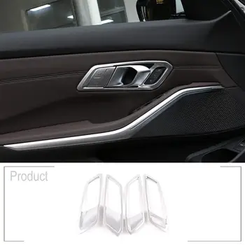 ABS Хром рамки дръжка на вътрешната врата на колата за BMW G20 G28 325 серия 3 2019 2020 левосторонний автомобил с 4 бр.