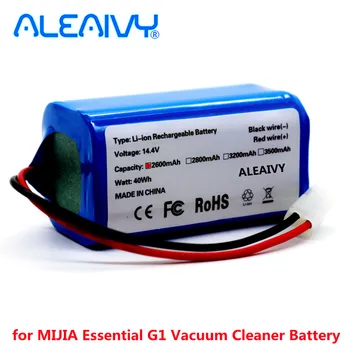 Aleaivy 14,4 v 2600 mah Литиево-йонна Акумулаторна Батерия за MIJIA Mi Робот-Прахосмукачка Essential G1 Прахосмукачка 18650 Акумулаторна Батерия
