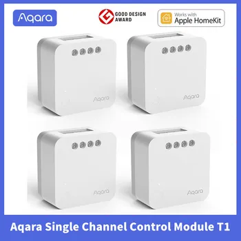 Aqara Single Switch Module T1 Zigbee 3.0 Релеен контролер за дистанционно управление / превключвател за синхронизация / забавяне на интелектуална връзка, Работа с приложението Homekit