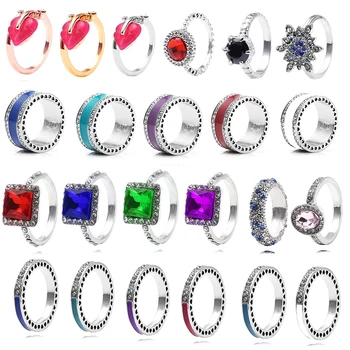 BAOPON просто кристалното пръстен на пръста си, за жени, романтичната сватба, годеж, брендовое пръстен за дамски бижута, директна доставка