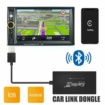 Bluetooth за автомобилното радио 2 Din Android Автомобилен мултимедиен плеър стереоприемник Teyes Безжична система Carplay Carlinkit с 3 екрани