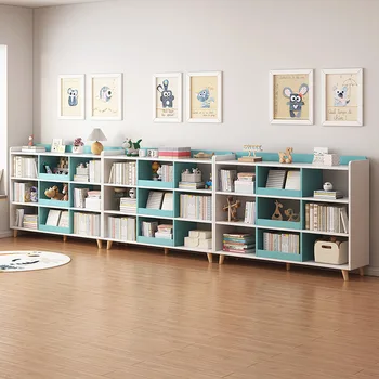 Bookshelf Подови Начална стойка за съхранение на Хол Просто стойка за четене Спалня за съхранение