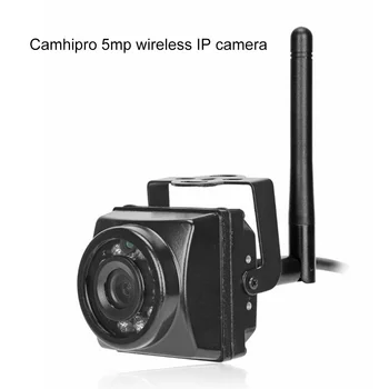 CAMHI 5MP Безжична 940nm черна led светлини Външни Аудио TF Карта IP66 нощен версия на Мини WIFI IP Камера H. 265 Уеб камера за Сигурност