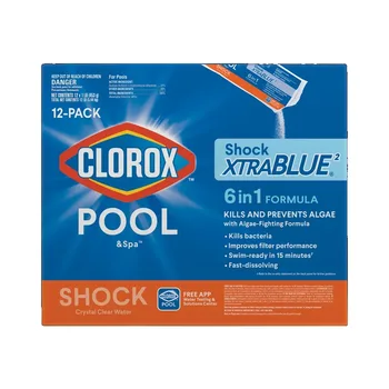 Clorox Pool&Spa Shock XtraBlue+ за плувни басейни, 12 бр.