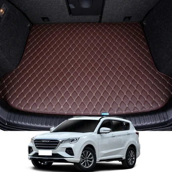 Custom Leather Car Багажника Mats For Honda CRV 2017-2021 Auto Ботуши Възглавничките Accessories Tapis voiture де постелки за автомобил