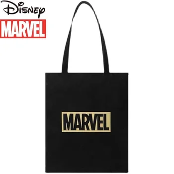 Disney Marvel 2022, новата модерна дамска чанта, ежедневни дамски чанта през рамо, по-голямата голям екологично чиста холщовая чанта