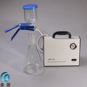 DP-01 безмасляный мембрана вакуум помпа с високо налягане, 1000 мл, определени за филтриране на разтворител, на химичен анализ, апарати за филтриране на разтворителя