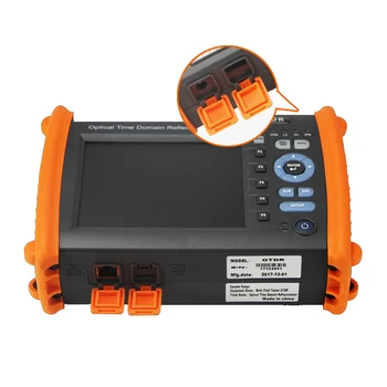 FCST080613 Оранжев Цвят 5,8-Инчов Сензорен Екран 850/1300 ММ 26/28 db Динамичен Обхват на Оптично Влакно За OTDR Измерване на мрежа FTTH