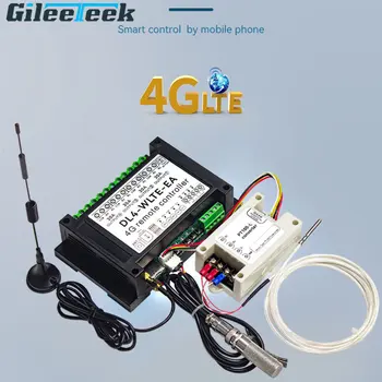 Gsm изход за прекъсване на захранването DL4 GSM 4G LTE SMS на приложението, дистанционно управление, ключ 30A, 4-канален превключвател, изход за контрол на температурата