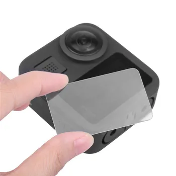 HD филм от закалено стъкло + капак на обектива за екшън камерата GoPro Max Защитно фолио за дисплея Защитно покритие на обектива за GoPro Max