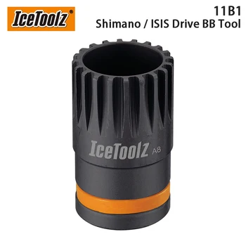 Icetoolz 11B1 на Велосипеди-ниска категория BB инструмент за наем със съвместим тонер касета Shimano ISIS Drive с 20-назъбени кольцевыми инструменти