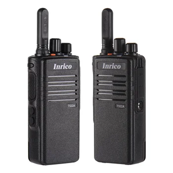 Inrico T522A Zello мобилна телефонна мрежа 4G CB POC радио GPS Bluetooth Здрава преносима радиостанция за полицай на метрото