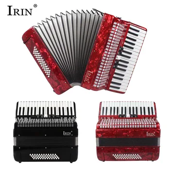 KRUSU 34 клавишите 48 бас, акордеон, професионален акордеон с чанта за съхранение, клавишни инструменти, акордеон за изпълнения / преподаване